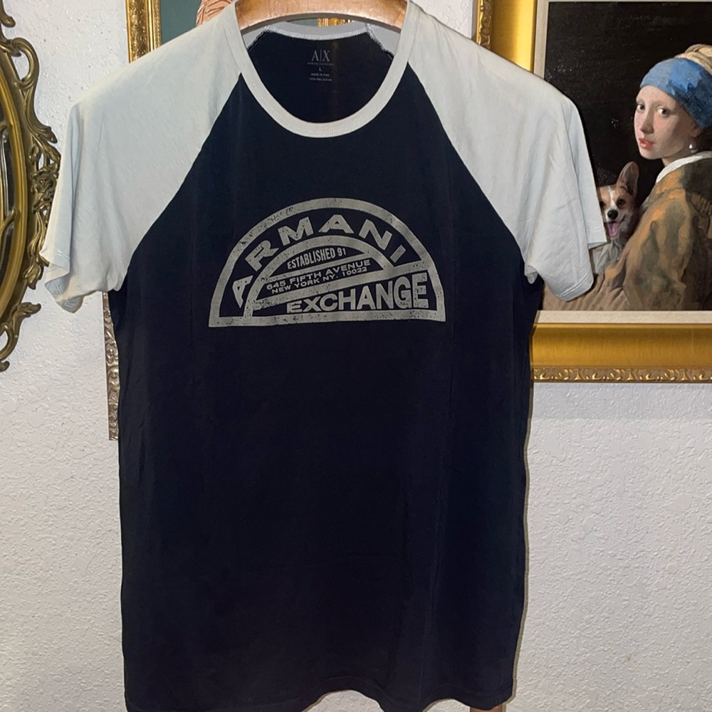 Armani exchange tshirt size large 100%cotton in amazing shape - Picture 1 of 5